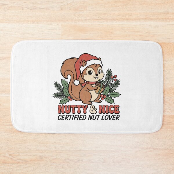 Item preview, Cute Christmas Squirrel Nutty and Nice designed and sold by tollaru.