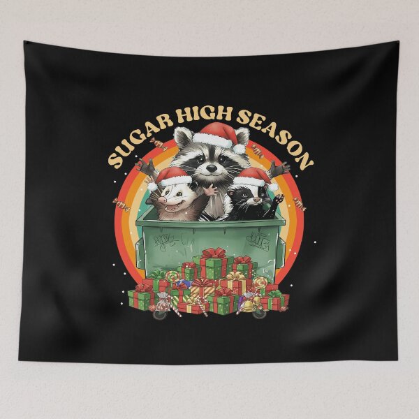 Item preview, Dumpster Christmas Crew – Sugar High Season Tee designed and sold by TinaMDedrick.