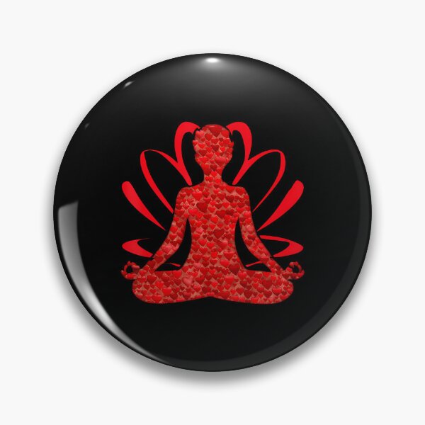 Item preview, Yoga Lover Heart Shape Loves Yoga Valentines Day Mediating designed and sold by ConnieDora.