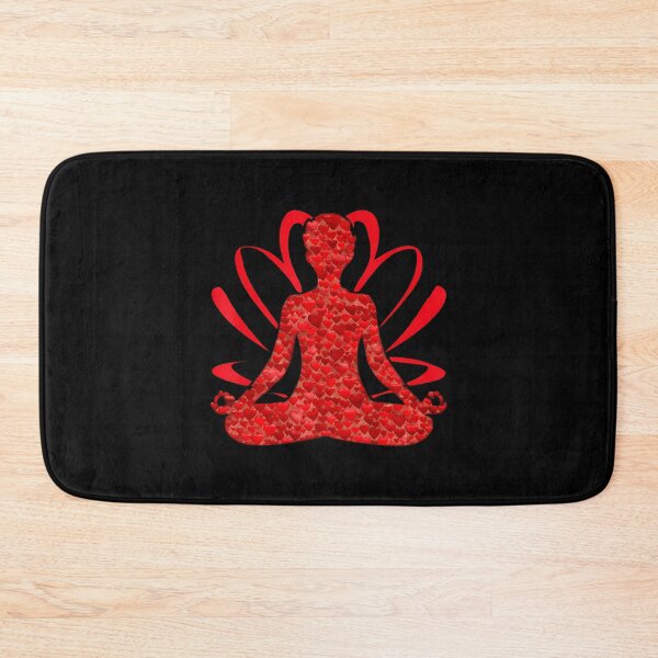 Item preview, Yoga Lover Heart Shape Loves Yoga Valentines Day Mediating designed and sold by ConnieDora.