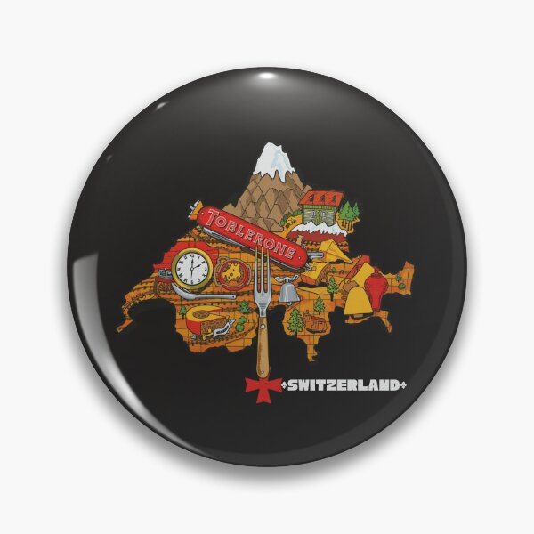 Item preview, Funny Switzerland Map Toblerone Swiss Knife Cheese T-Shirt Design designed and sold by TitanRN.