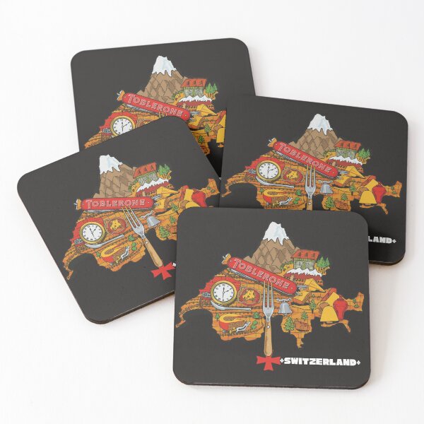 Item preview, Funny Switzerland Map Toblerone Swiss Knife Cheese T-Shirt Design designed and sold by TitanRN.