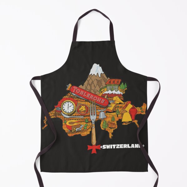 Item preview, Funny Switzerland Map Toblerone Swiss Knife Cheese T-Shirt Design designed and sold by TitanRN.