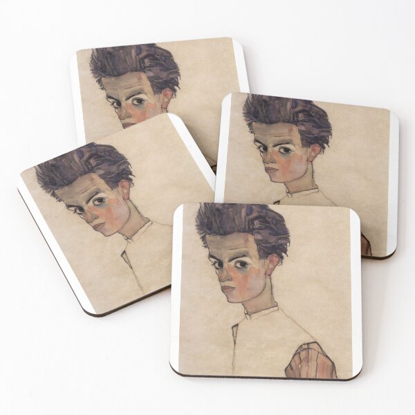 Item preview, Egon Schiele's Self-portrait (1910) designed and sold by Let Me Be Great.