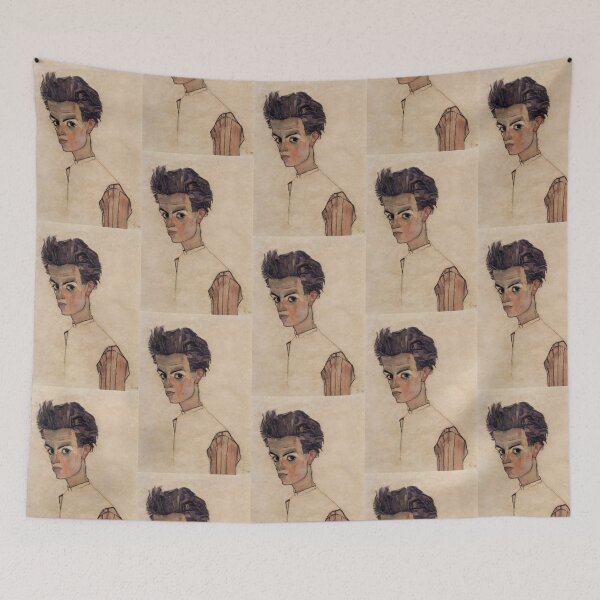 Item preview, Egon Schiele's Self-portrait (1910) designed and sold by Let Me Be Great.
