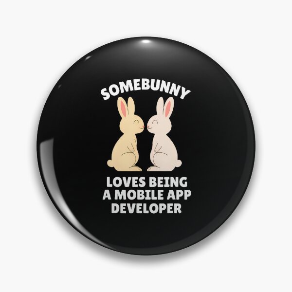 Item preview, Somebunny Loves Being A Mobile App Developer Easter Bunny designed and sold by DeborahCarolyn.