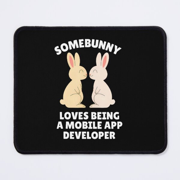 Item preview, Somebunny Loves Being A Mobile App Developer Easter Bunny designed and sold by DeborahCarolyn.