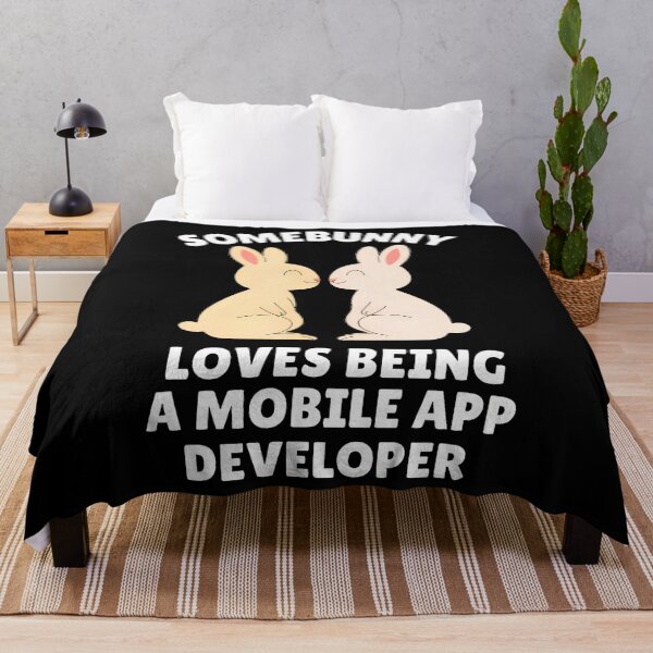 Item preview, Somebunny Loves Being A Mobile App Developer Easter Bunny designed and sold by DeborahCarolyn.