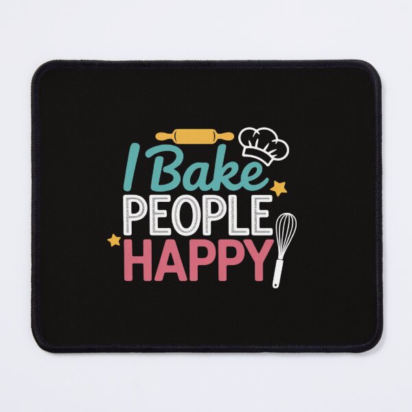 Item preview, I Bake People Happy Pastry Chef Cake Cookie Baker Gift designed and sold by ForestMmost.