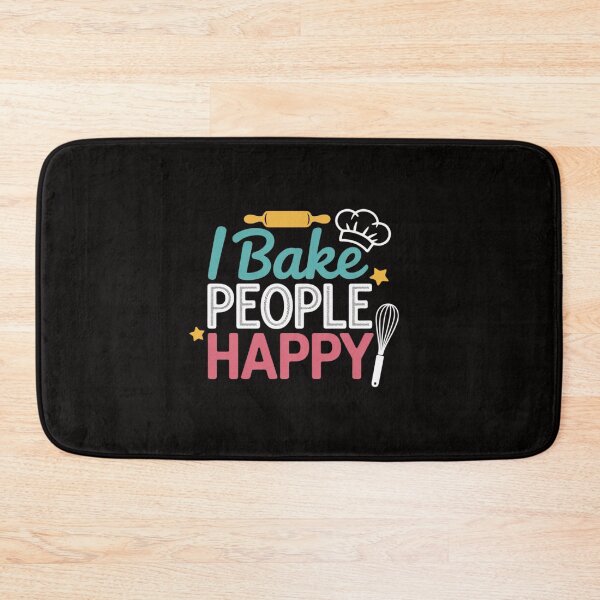 Item preview, I Bake People Happy Pastry Chef Cake Cookie Baker Gift designed and sold by ForestMmost.