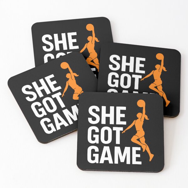 Item preview, She Got Game Basketball Girl Dunk Empowerment Athletes designed and sold by AdrianaDoria.