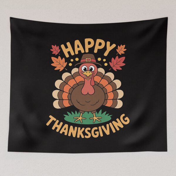 Item preview, Happy Thanksgiving Turkey Family Dinner Thanksgiving designed and sold by ForestMmost.