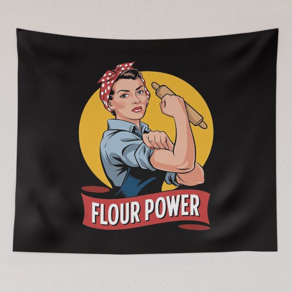 Item preview, Flour Power - Baking & Pastry Baker - Baking Gift designed and sold by ForestMmost.