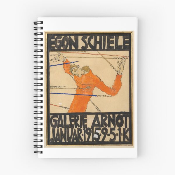 Item preview, Plakat der Egon Schiele-Ausstellung in der Galerie Arnot (1915) drawing in high resolution by Egon Schiele designed and sold by Let Me Be Great.
