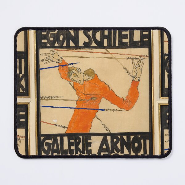 Item preview, Plakat der Egon Schiele-Ausstellung in der Galerie Arnot (1915) drawing in high resolution by Egon Schiele designed and sold by Let Me Be Great.