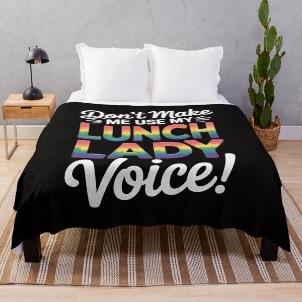 Item preview, Don't Make Me Use My Lunch Lady Voice Volunteer designed and sold by ForestMmost.