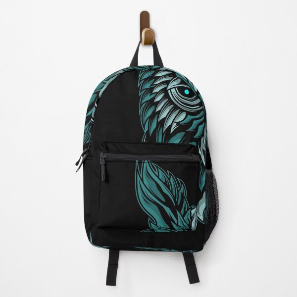 Item preview, Mystical Ice Owl Art - Fantasy Owl Design - Blue Turquoise Owl Artwork designed and sold by leen12 Art Designs Prints.