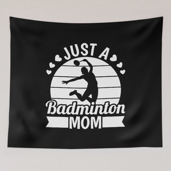 Item preview, Shuttlecock Team Player Court - Racquet Just A Badminton Mom designed and sold by JenniferJanice.