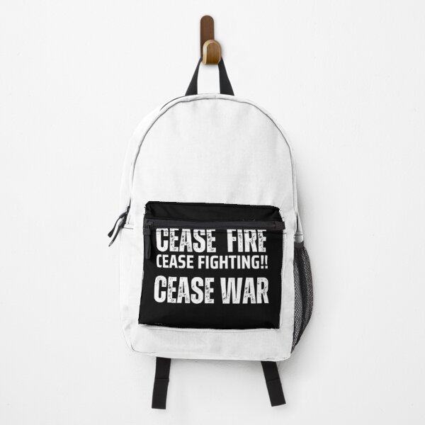 Item preview, CEASE FIRE, CEASE WAR, CEASE HAMAS designed and sold by Six Stars Sic.