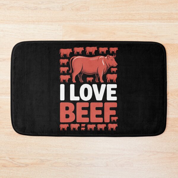 Item preview, I Love Beef Cow Ranching Bbq Fans designed and sold by KristinCleo.