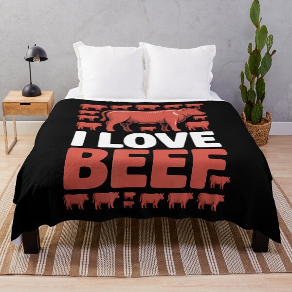 Item preview, I Love Beef Cow Ranching Bbq Fans designed and sold by KristinCleo.