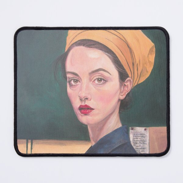 Item preview, impressionist character portrait painting Factory Reset by naylan neilan designed and sold by andesign101.