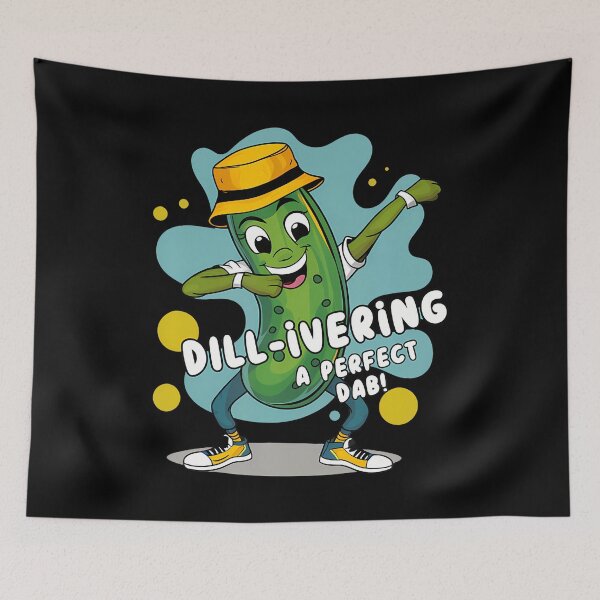 Item preview, Dill-Ivering The Perfect Dab Pickle Pun Dabbing Dance Lovers designed and sold by KristinCleo.