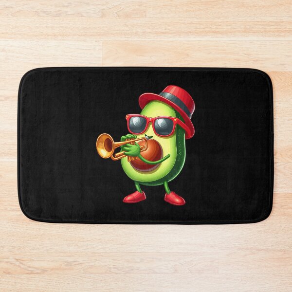 Item preview, Avocado Sunglasses Playing Trumpet Funny Fruit Instrument designed and sold by LavetaCatherine.