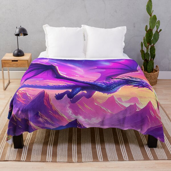 Item preview, Purple Mountain Celestial Wyvern/Dragon - Sheer Fall designed and sold by AlyssMirinArt-.