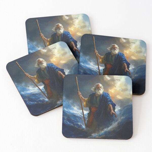 Item preview, Moses Before the Trembling Sea designed and sold by SanctifiedSouls.