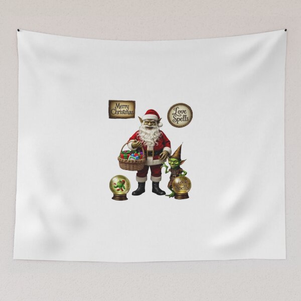 Item preview, Goblin Santa Claus Fantasy Character – Whimsical Holiday Design designed and sold by Sweet Dreams & Fantasia.