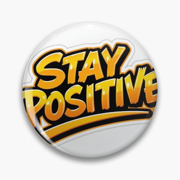 Item preview, Motivational Stay Positive Typography Art designed and sold by akshaywebdev.