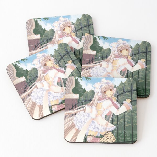 Item preview, Frilly Gate Girl – Pastel Coquette Dollcore Anime Illustration designed and sold by bunnyreeaa.