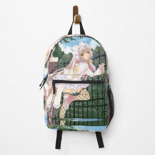 Item preview, Frilly Gate Girl – Pastel Coquette Dollcore Anime Illustration designed and sold by bunnyreeaa.