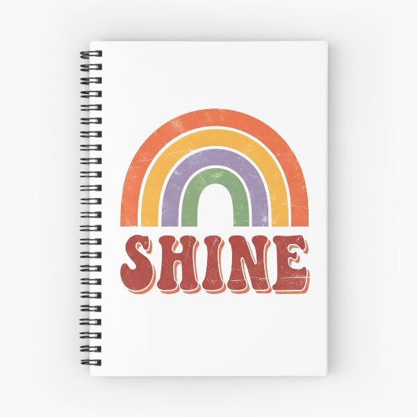 Item preview, Shine Retro Rainbow png, 70s Vintage Distressed Quote PN, Boho Sunshine Sublimation Art designed and sold by sicty09Design.