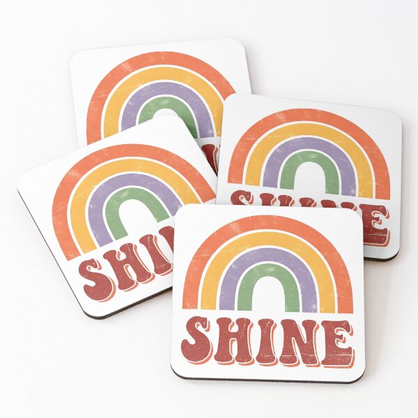 Item preview, Shine Retro Rainbow png, 70s Vintage Distressed Quote PN, Boho Sunshine Sublimation Art designed and sold by sicty09Design.
