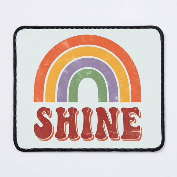 Item preview, Shine Retro Rainbow png, 70s Vintage Distressed Quote PN, Boho Sunshine Sublimation Art designed and sold by sicty09Design.