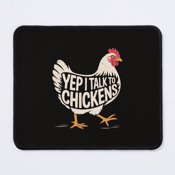 Item preview, Yep I Talk To Chickens Cute Chicken Buffs designed and sold by portcrysral.