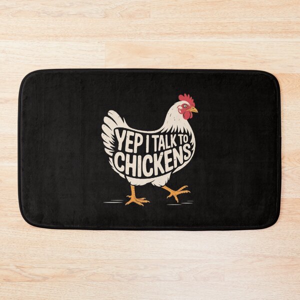Item preview, Yep I Talk To Chickens Cute Chicken Buffs designed and sold by portcrysral.