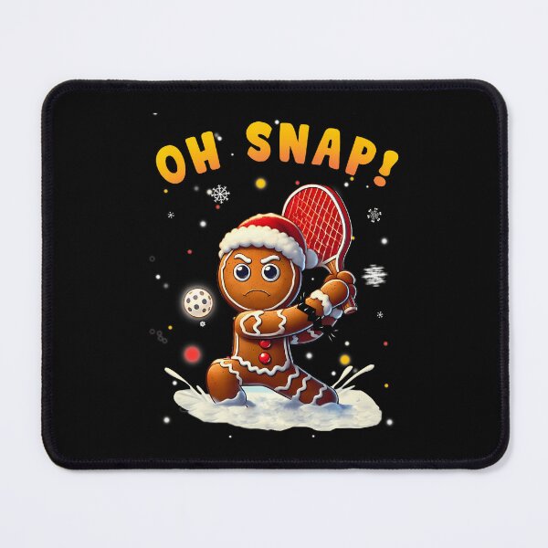 Item preview, Oh Snap Gingerbreadman Christmas Pickleball designed and sold by CarmelaConstan.