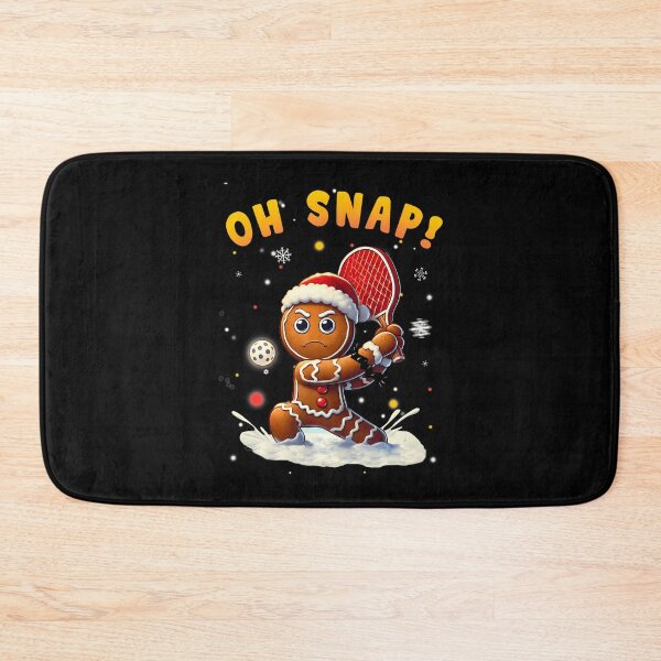 Item preview, Oh Snap Gingerbreadman Christmas Pickleball designed and sold by CarmelaConstan.