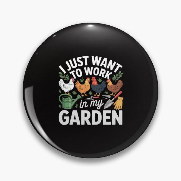 Item preview, Work in my garden hangout with my chickens gardening designed and sold by portcrysral.