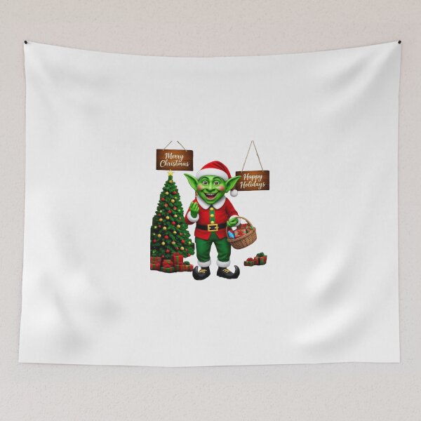 Item preview, Goblin Santa Claus Fantasy Character – Whimsical Holiday Design designed and sold by Sweet Dreams & Fantasia.