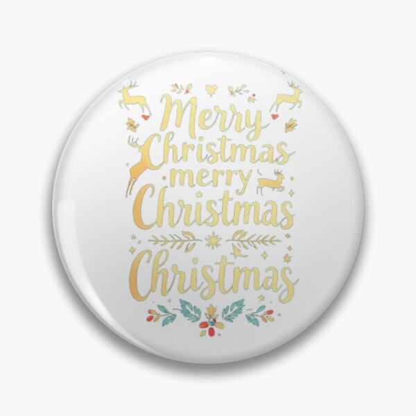Item preview, Colorful Merry Christmas Typography – Festive Reindeer & Floral Holiday Design designed and sold by Sweet Dreams & Fantasia.