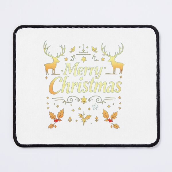 Item preview, Elegant Merry Christmas Typography – Festive Gold & Red Holiday Design designed and sold by Sweet Dreams & Fantasia.