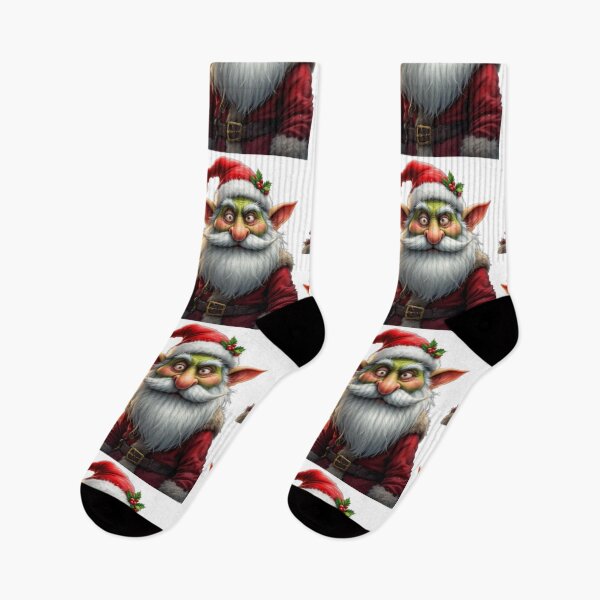 Item preview, Goblin Santa Claus Fantasy Character – Whimsical Holiday Design designed and sold by Sweet Dreams & Fantasia.