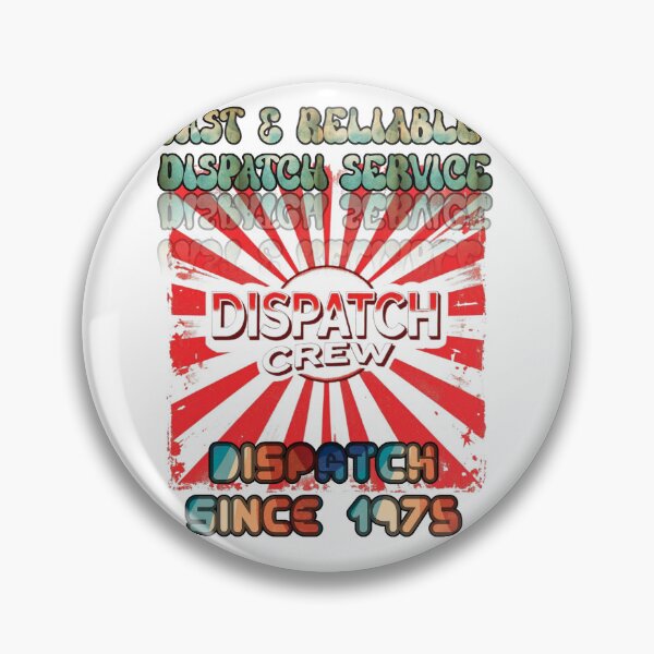 Item preview, Vintage Dispatch Crew T-Shirt – Retro Logistics Badge Design designed and sold by Sweet Dreams & Fantasia.