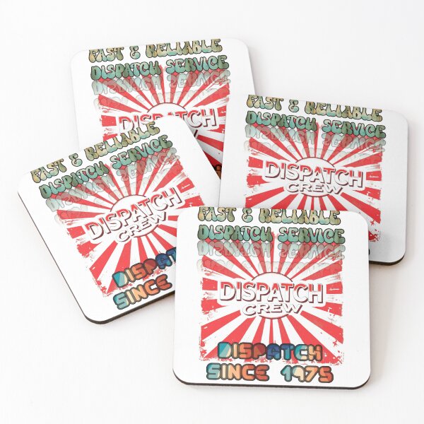 Item preview, Vintage Dispatch Crew T-Shirt – Retro Logistics Badge Design designed and sold by Sweet Dreams & Fantasia.