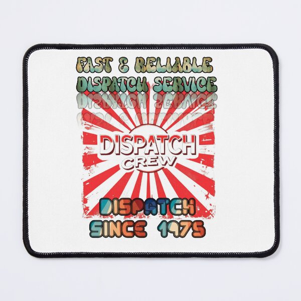 Item preview, Vintage Dispatch Crew T-Shirt – Retro Logistics Badge Design designed and sold by Sweet Dreams & Fantasia.