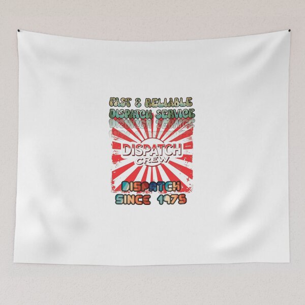 Item preview, Vintage Dispatch Crew T-Shirt – Retro Logistics Badge Design designed and sold by Sweet Dreams & Fantasia.